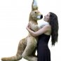 American Made Big Stuffed Kangaroo 42 Inches Tall With Baby in Pouch Made in USA