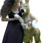 American Made Big Stuffed Kangaroo 42 Inches Tall With Baby in Pouch Made in USA