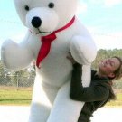 Giant White Teddy Bear 6 Feet Tall Soft Plush Huge Stuffed Animal Made in  USA