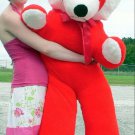 American Made 6 Foot Giant Stuffed Red Panda 72 Inch Soft Bear Made in USA