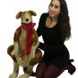 Giant Stuffed Kangaroo With Baby in Pouch, Soft 3 Foot Jumbo Plush Animal