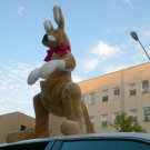 Giant Stuffed Kangaroo 42 Inches Tall Big Plush Animal Soft Made in USA America