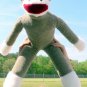 American Made Big Plush Sock Monkey 28 Inches Stuffed Animal Made in USA