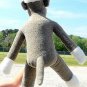 American Made Big Plush Sock Monkey 28 Inches Stuffed Animal Made in USA