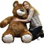 Giant Brown Teddy Bear 5 Foot American Made Soft, Made in USA Stuffed Animal