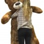Giant Brown Teddy Bear 5 Foot American Made Soft, Made in USA Stuffed Animal