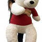 Giant Valentine Teddy Bear 48 Inch White Soft New, T-shirt says You Are Special