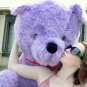 American Made Giant 6 Foot Purple Teddy Bear Big Plush Bear Made in USA