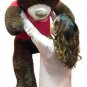 Big Plush 5 Foot Teddy Bear Chocolate Brown Color Wears Tshirt Merry Christmas