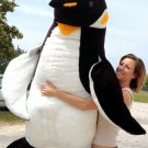 American Made Soft Stuffed Giant 5 Foot Penguin Big Plush Animal Made in USA