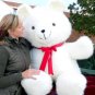 American Made Giant 4 Foot Teddy Bear Soft White 48 Inch Teddybear