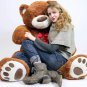 5 Foot Very Big Brown Teddy Bear Soft, 5 Feet Tall Giant Stuffed Animal Bear New