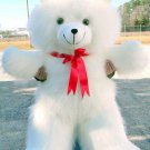 Valentine's Day Giant Teddy Bear 4 Foot White 48 Inch Soft Big Plush Made in USA