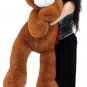 Personalized 5 Foot Teddy Bear Soft Life Size Big Plush Animal with Bigfoot Paws