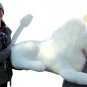 American Made Giant Stuffed WHITE Lion 48 Inches Soft Made in the USA America