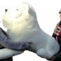 American Made Giant Stuffed WHITE Lion 48 Inches Soft Made in the USA America