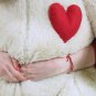 Giant Teddy Bear w Heart on Chest to Express Love, 5 Foot Soft White Big Plush