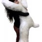 American Made Giant Stuffed 5 Foot Dog 60 Inch Soft Large Plush Puppy White New