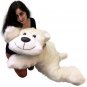 American Made Giant Stuffed 5 Foot Dog 60 Inch Soft Large Plush Puppy White New