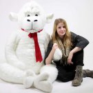 White 6 Foot Giant Stuffed Gorilla 72 Inch Soft Huge Stuffed Monkey Made in USA