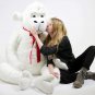 White 6 Foot Giant Stuffed Gorilla 72 Inch Soft Huge Stuffed Monkey Made in USA