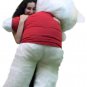 Big Plush 54 Inch Giant White Teddy Bear Soft Made in USA, HE LOVES ME T-shirt