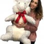 Big Plush Giant Stuffed Hamster 33 inch Soft Plush Gray Plush Animal Made in USA