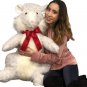 Big Plush Giant Stuffed Hamster 33 inch Soft Plush Gray Plush Animal Made in USA