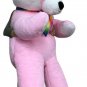 American Made 6 Foot Giant Stuffed Panda Bear 72 Inches Pink Soft Made in USA
