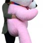 American Made 6 Foot Giant Stuffed Panda Bear 72 Inches Pink Soft Made in USA