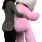 American Made 6 Foot Giant Stuffed Panda Bear 72 Inches Pink Soft Made in USA