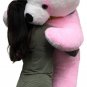 American Made 6 Foot Giant Stuffed Panda Bear 72 Inches Pink Soft Made in USA