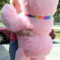 American Made Giant 6 Foot Teddy Bear Pink Soft Huge Plush Animal Made in USA