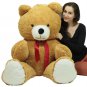 Big Plush 6 Foot Giant Brown Teddy Bear Soft 72 Inch Life Sized Stuffed Animal