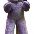 6 Foot Giant Purple Teddy Bear Soft 72 Inch Life Sized Stuffed Animal Made USA