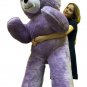 6 Foot Giant Purple Teddy Bear Soft 72 Inch Life Sized Stuffed Animal Made USA
