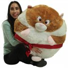 Big Plush Hamster Smush Ball Soft 24 Inch Large Stuffed Hamster Brand New Fun