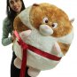 Big Plush Hamster Smush Ball Soft 24 Inch Large Stuffed Hamster Brand New Fun