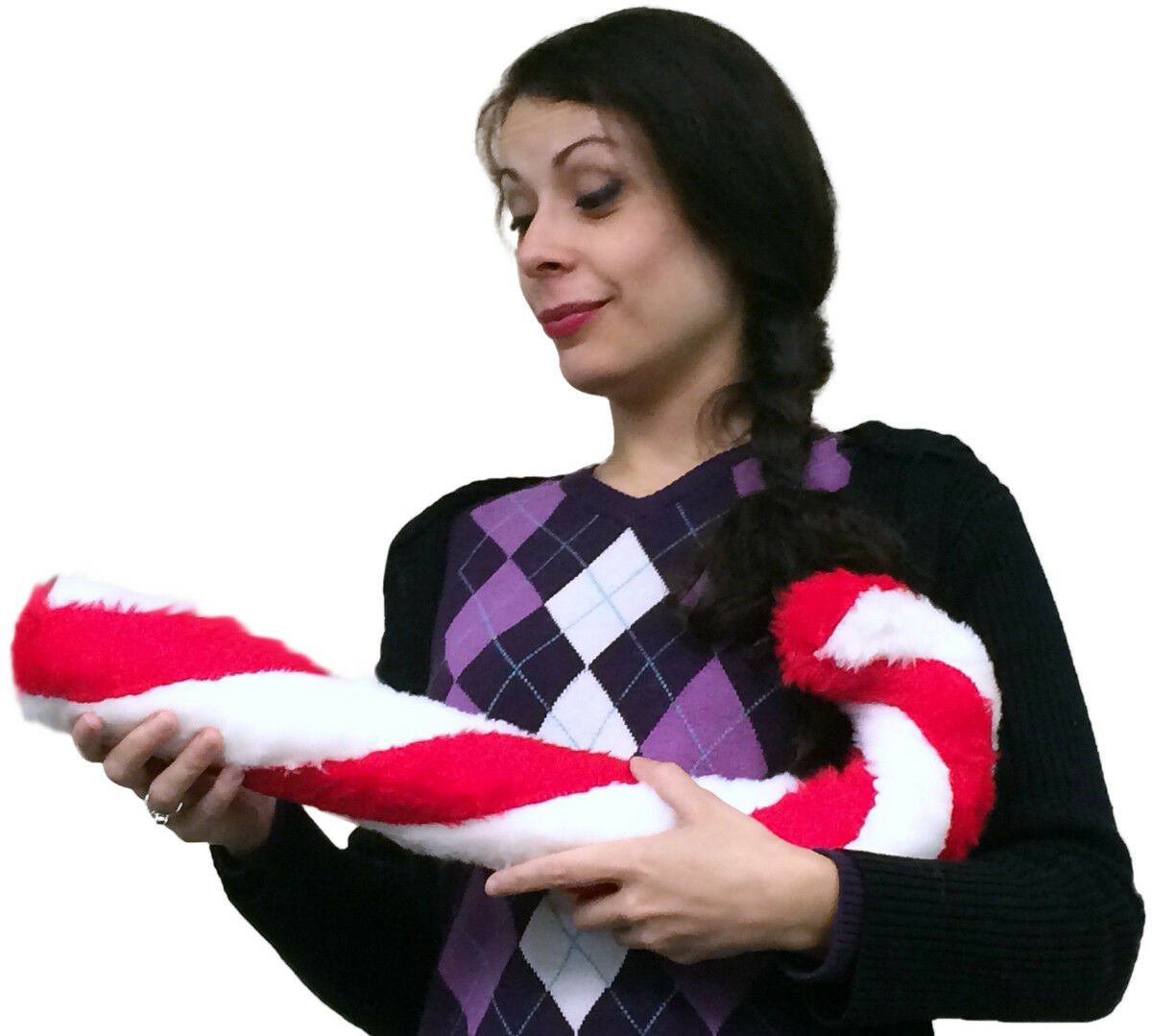 Big Plush Christmas Candy Cane