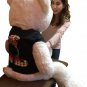 52-inch White Christmas Teddy Bear Wears Blue Tshirt Elf In Training Santa Hat