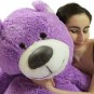 5 Foot Soft Purple Teddy Bear Big Plush 60 Inch Large Stuffed Animal Made in USA