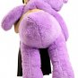 5 Foot Soft Purple Teddy Bear Big Plush 60 Inch Large Stuffed Animal Made in USA