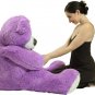 5 Foot Soft Purple Teddy Bear Big Plush 60 Inch Large Stuffed Animal Made in USA