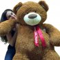 Personalized 5 Foot Very Big Smiling Teddy Bear Giant Stuffed Animal Bear