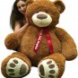 Personalized 5 Foot Very Big Smiling Teddy Bear Giant Stuffed Animal Bear