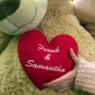 Personalized  5 Foot Giant Teddy Bear, Has Customized Heart on Chest
