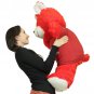 Happy Valentines Day Giant Red 36 inch Teddy Bear Soft, Wears T-Shirt Vday