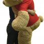 I Love You Giant 5 Foot Teddy Bear Soft 60 Inch Wears I Love You T-shirt 16 Lbs