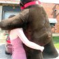 American Made Giant Stuffed Brown Bear 5 Feet Tall 3 Feet Wide Soft Made in USA