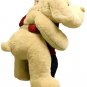 Giant Stuffed Puppy Dog 5 Feet  Squishy Soft Extremely Large Plush Cream Color